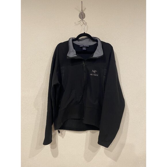 Arc'teryx Gamma SV Jacket Mens XL Black Softshell Fleece Lined Full Zip Outdoors - Picture 2 of 6